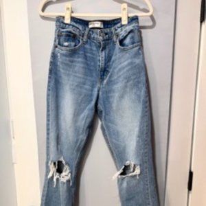 Women's Abercrombie & Fitch "The Mom" Curve Love Jeans Size 26 L